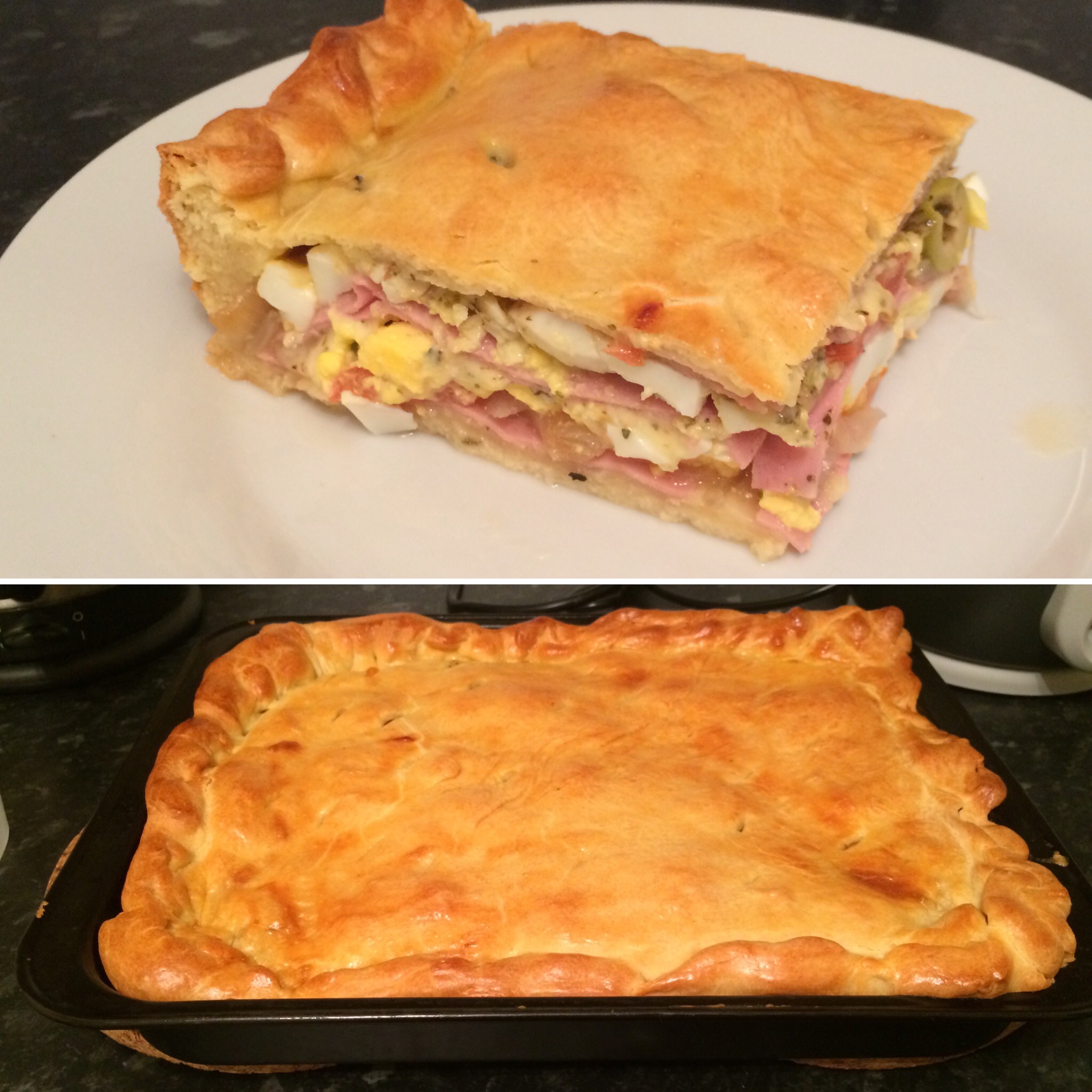 This is a fugazza I made on the second weekend